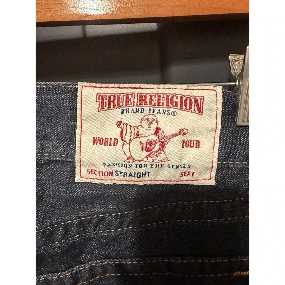 True Religion Jeans Straight Leg 30 X 31 Dark Wash